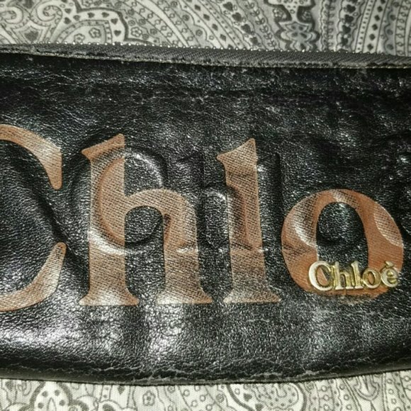 Chloe long black gold brown silver eclipse Wallet - Picture 6 of 6